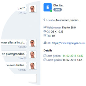Pyber CRM - call to action chat widget 010