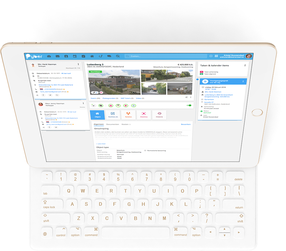Pyber crm - makelaarssoftware