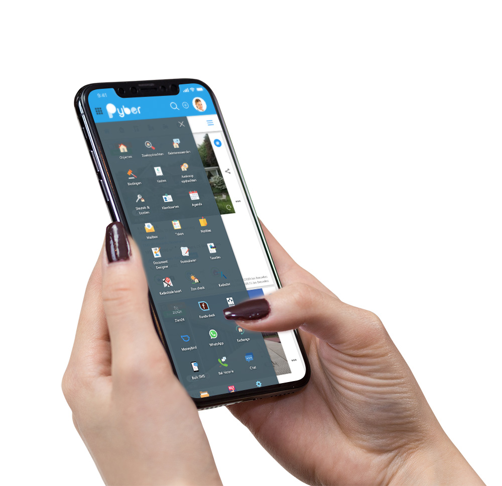 Pyber CRM software voor makelaars - alles-in-1 crm